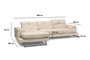 Atelier Del Sofa Sofá Esquinero Left (Chl+3R) - Beige